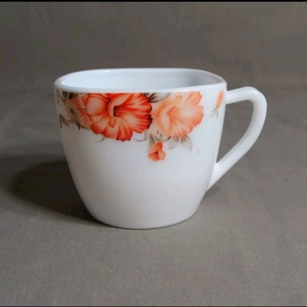 Blushing Peony Flower Tea Cups